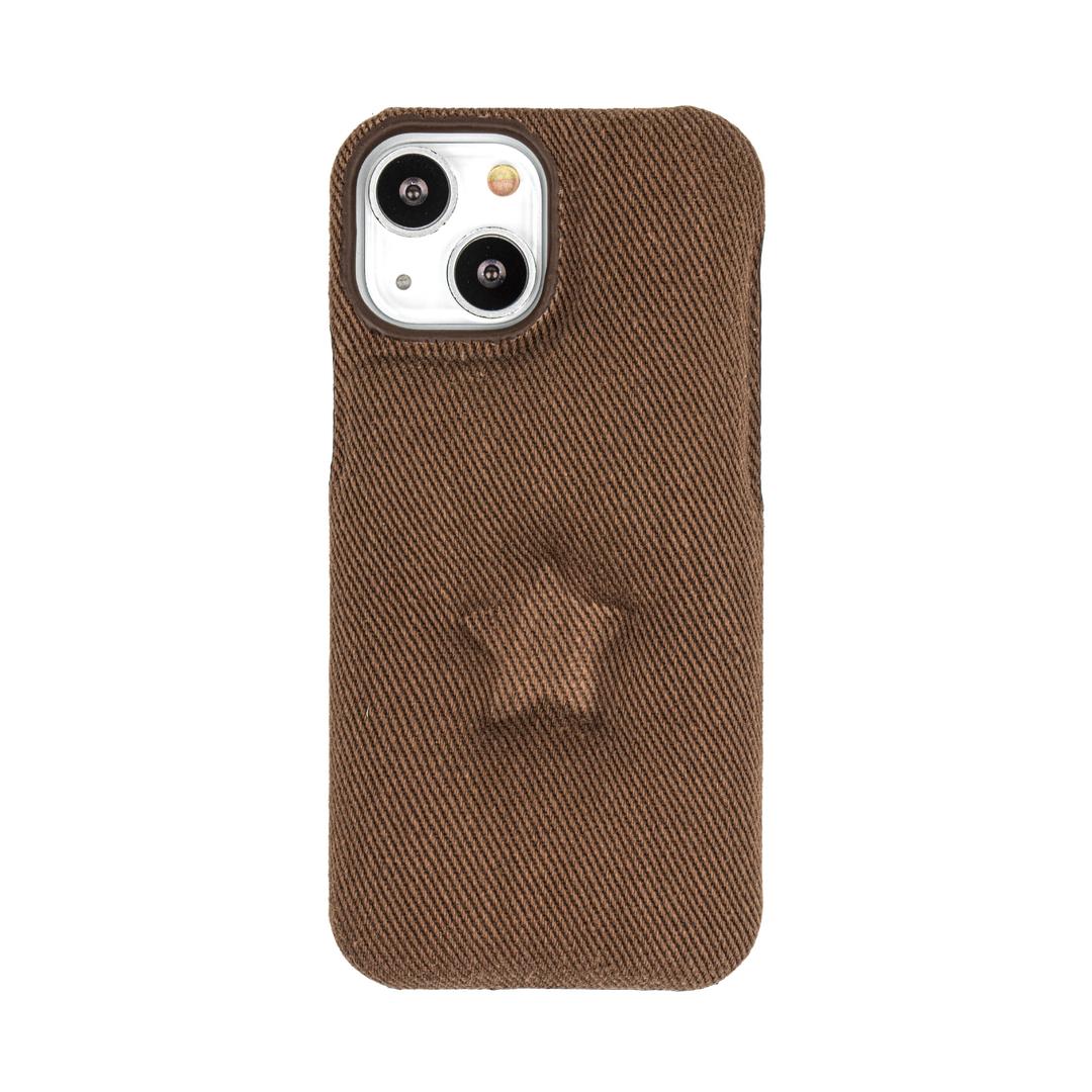 Mini star cushion case (brown)