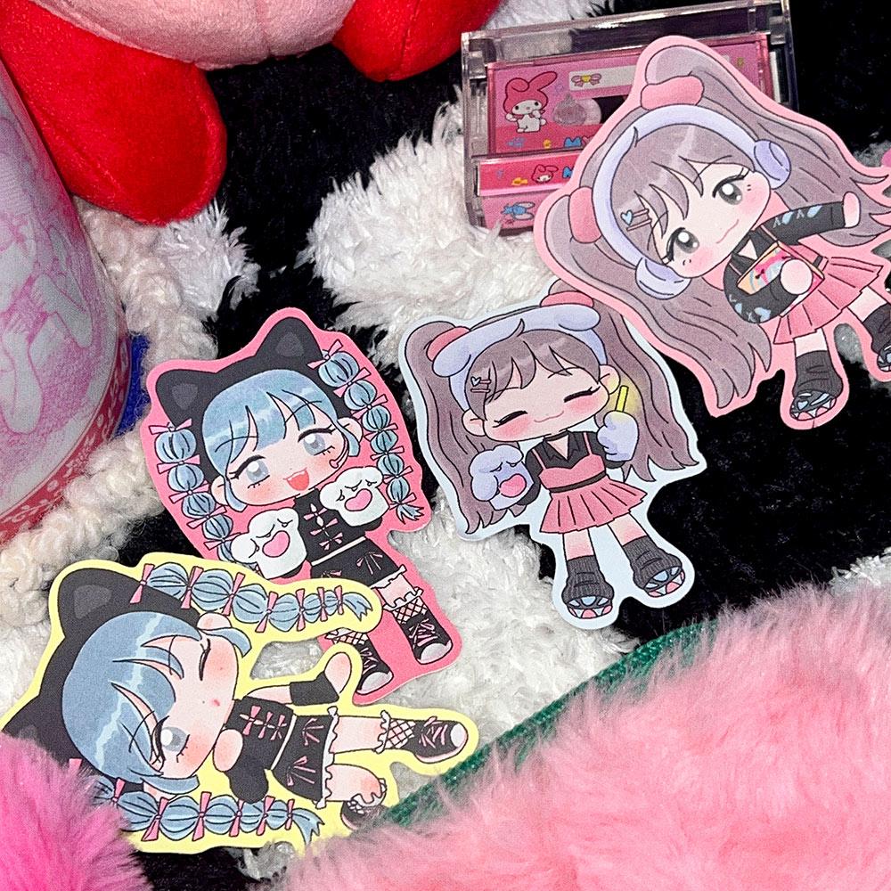 [자꾸자꾸]동경예인 조각 스티커팩