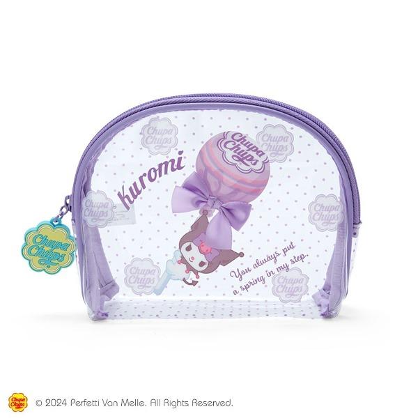 산리오 츄파춥스 콜라보 시리즈 2탄 클리어 파우치 : 쿠로미