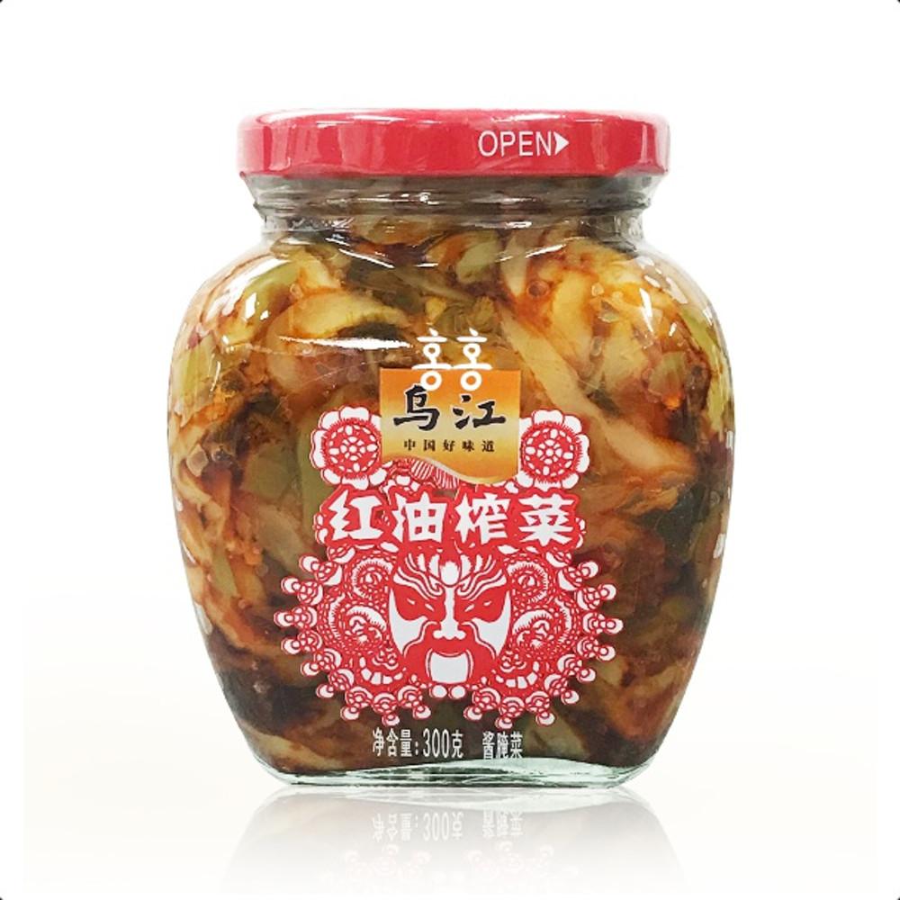 홍홍 중국식품 우장 홍유짜차이(병) 짜차이 중국반찬 300g 짜사이 중국라면 김치
