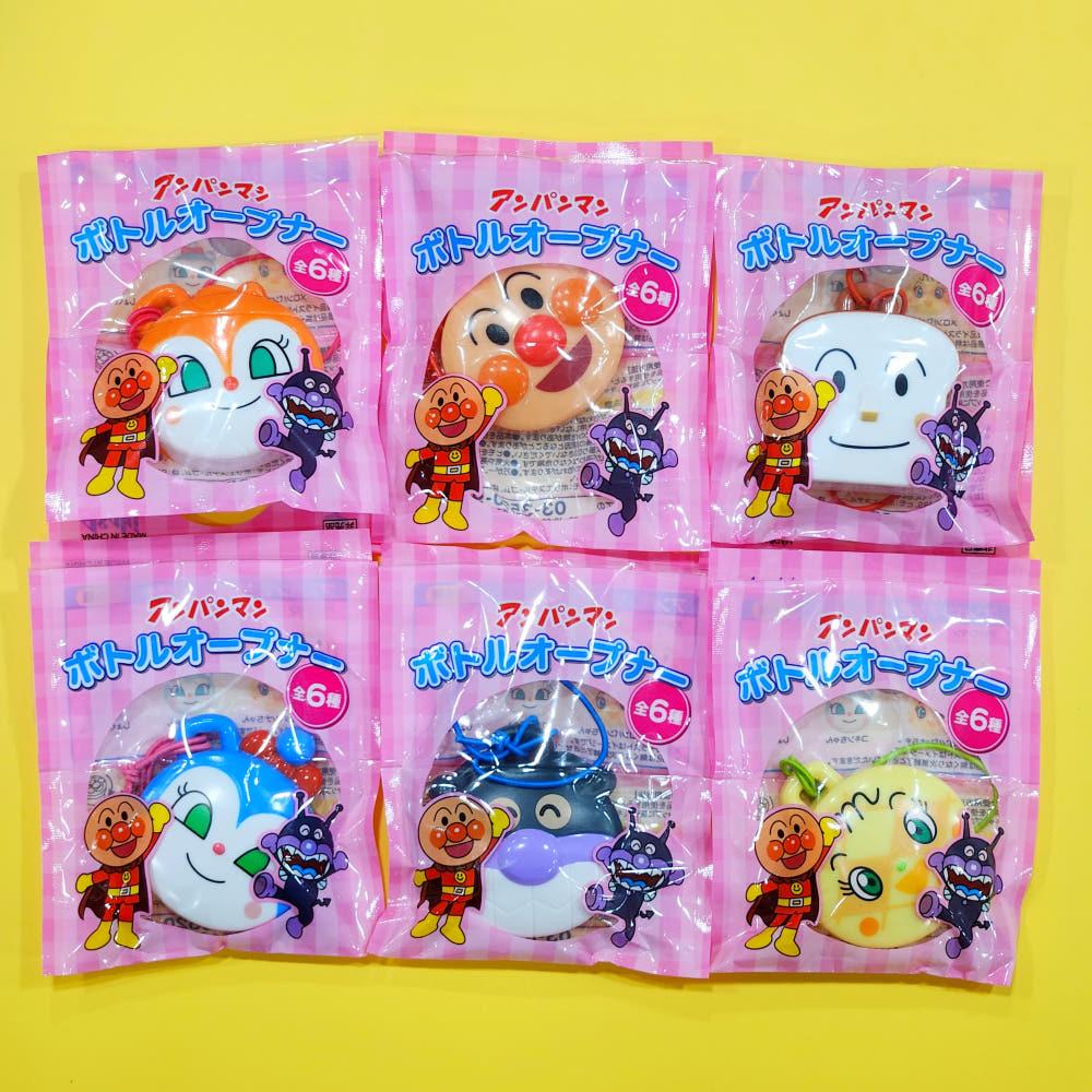 (빈티지새상품)호빵맨 페트병 오프너 6종
