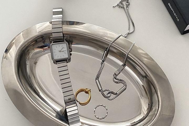 타원 주얼리 반지 화장대 정리 트레이 향수 감성 플레이트 인센스 디퓨저 악세사리 오브제