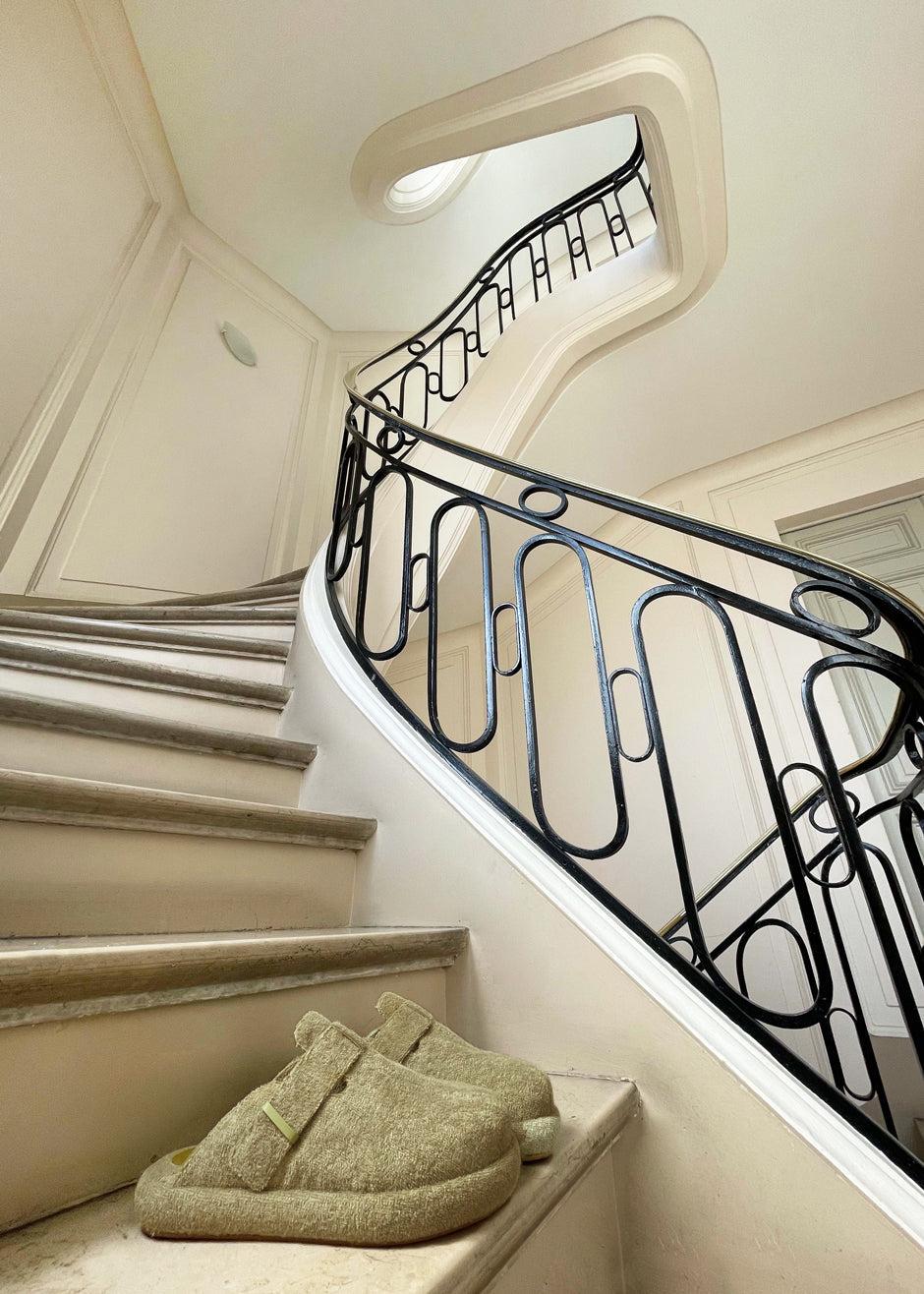 Ilio Smeraldo x TFS Terrycloth Chunky Clog - Kaki - 36 EU