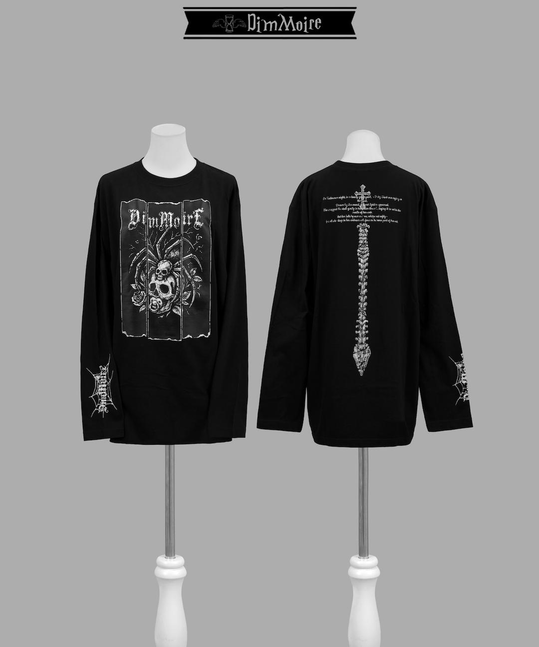 Webbed Lullaby ロンT【Black】 | DimMoire