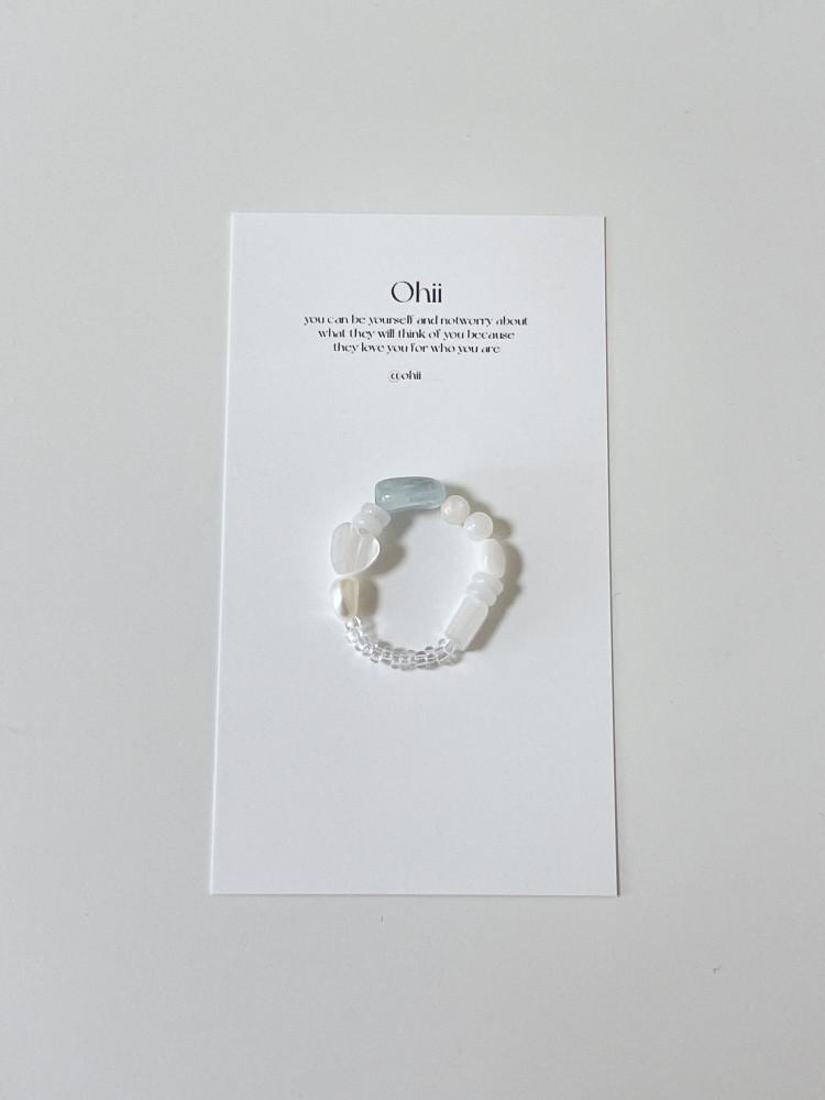 스카이 원석 반지