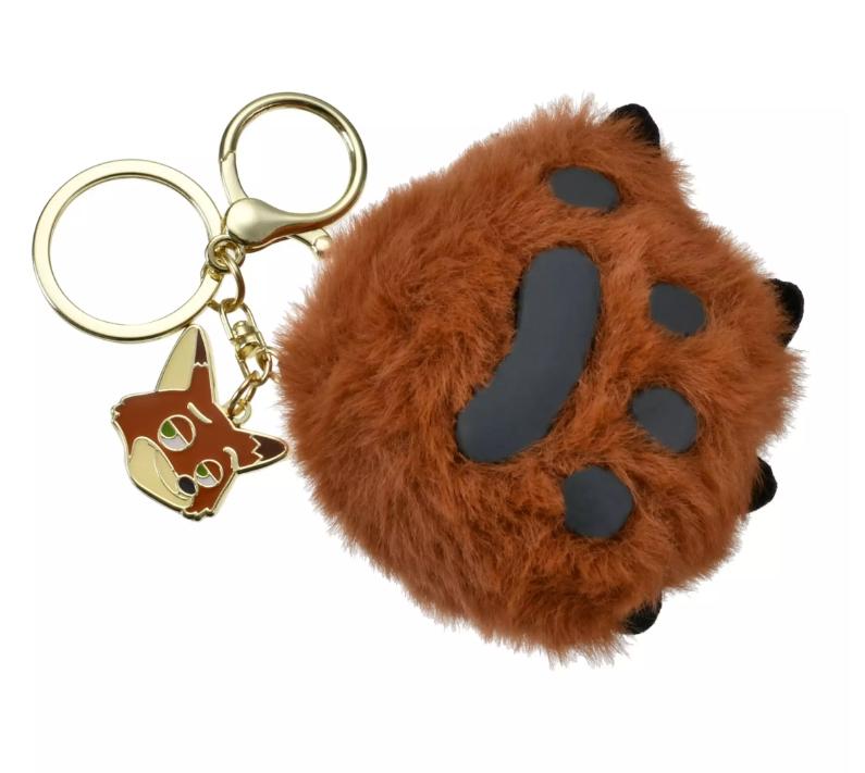 일본 디즈니 스토어 주토피아 닉 와일드 발바닥 키 링