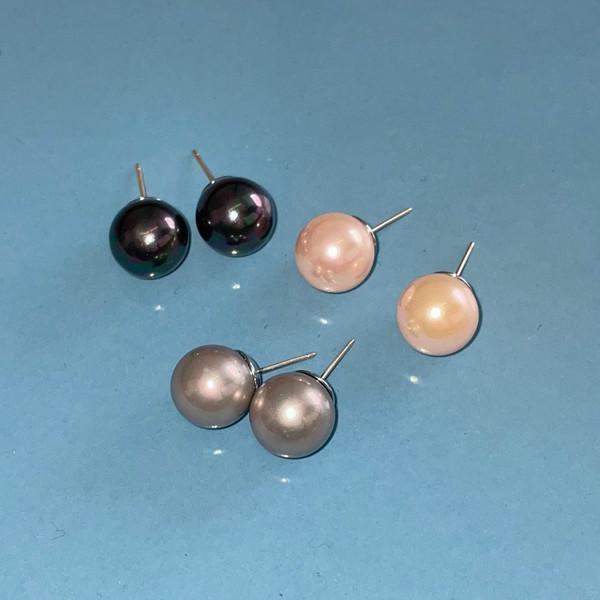 Pearl Beauty Earrings Silver