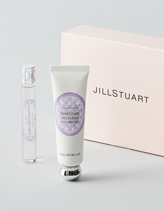 [질스튜어트뷰티] 밀크티 블렌드 핸드크림 & 롤온 향수 10ml 기프트세트 (+쇼핑백 증정)