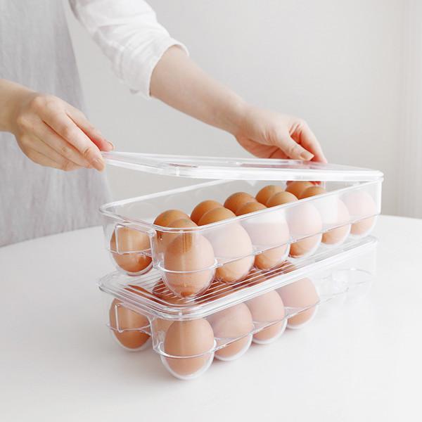 한 층 업그레이드된 투명 계란 보관함
