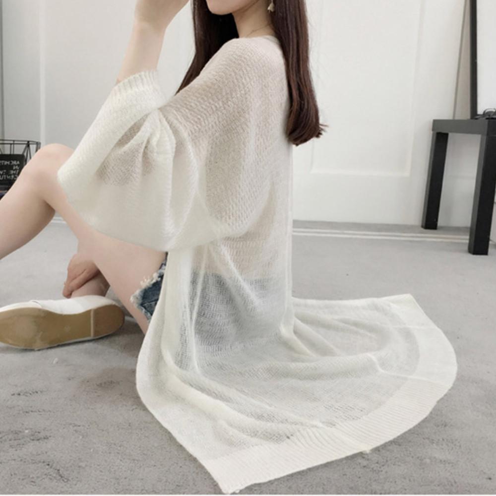 비치가디건 썬 햇빛 자외선차단 비치로브 망토 카디건