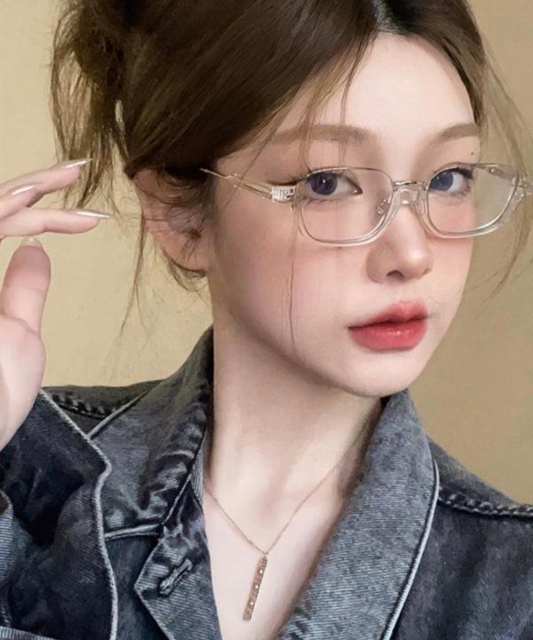 무료배송 mz화이트투명 무테안경 (투명)