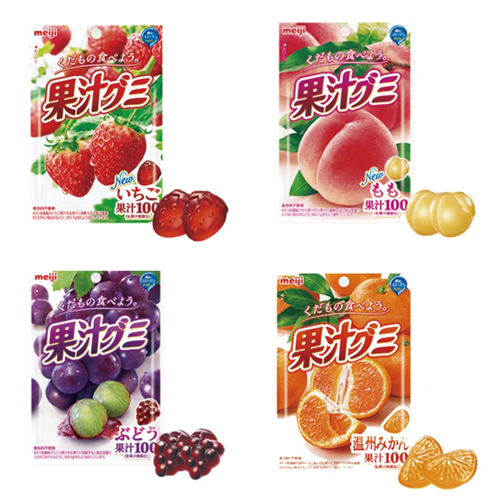 메이지 과즙구미 일본 과일 젤리 5종류맛