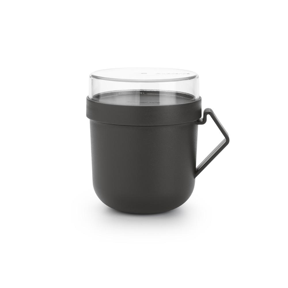 브라반티아 메이크 & 테이크 스프머그 0.6리터 - 다크그레이