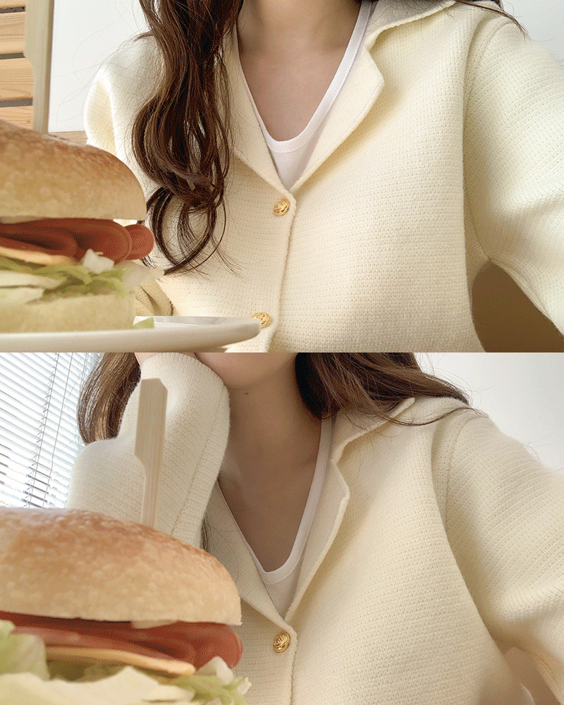 로렌 니트 자켓(4color)