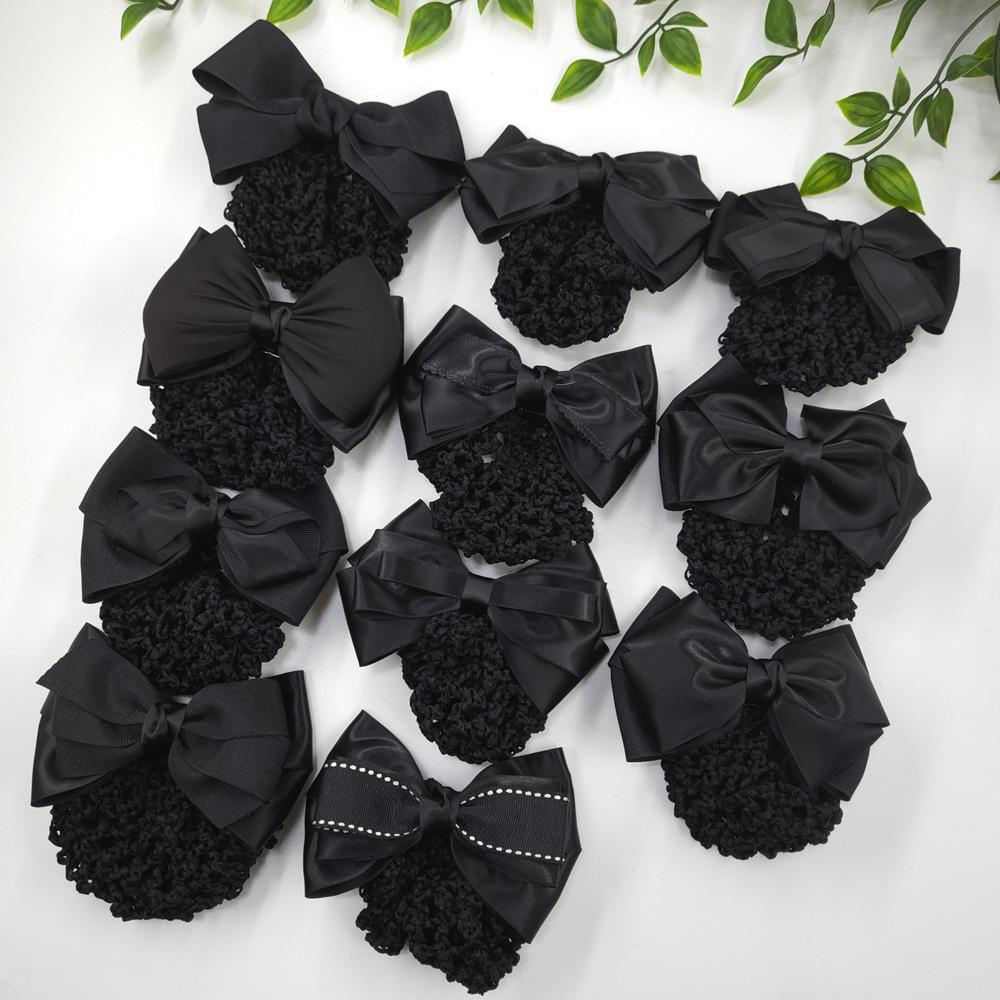 리본 간호사 승무원 면접 올림머리 머리망 헤어망