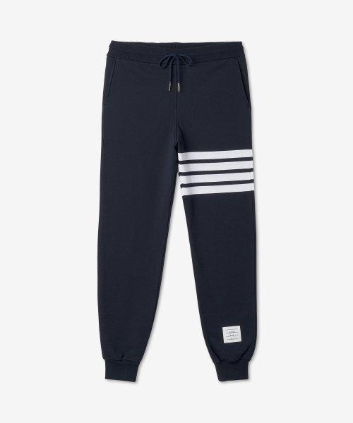 남성 4바 코튼 루프백 스웻 팬츠 - 네이비 / MJQ008H00535461