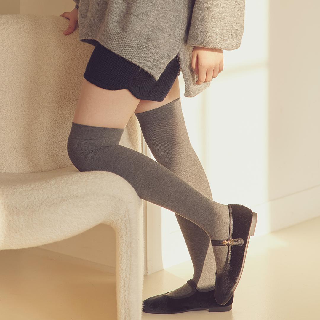 마른파이브 넉넉 소프트 코튼 니삭스 2타입