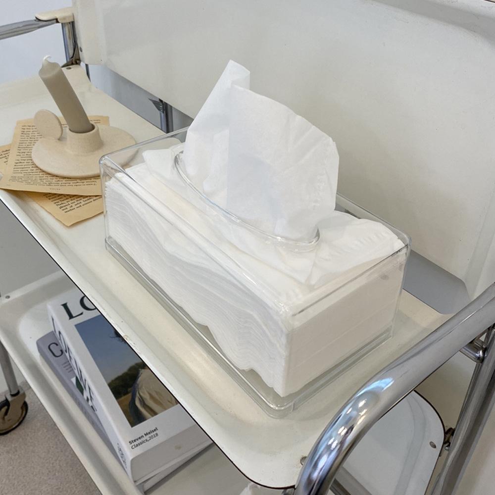 투명 아크릴 티슈 케이스 2종