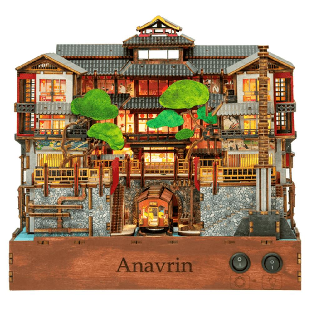 Anavrin 아나브린 미니어쳐 만들기 긴잔 온천 책방 추억 선물