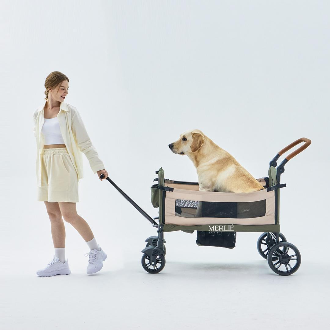 웨건 스타일 강아지 유모차 - MW6