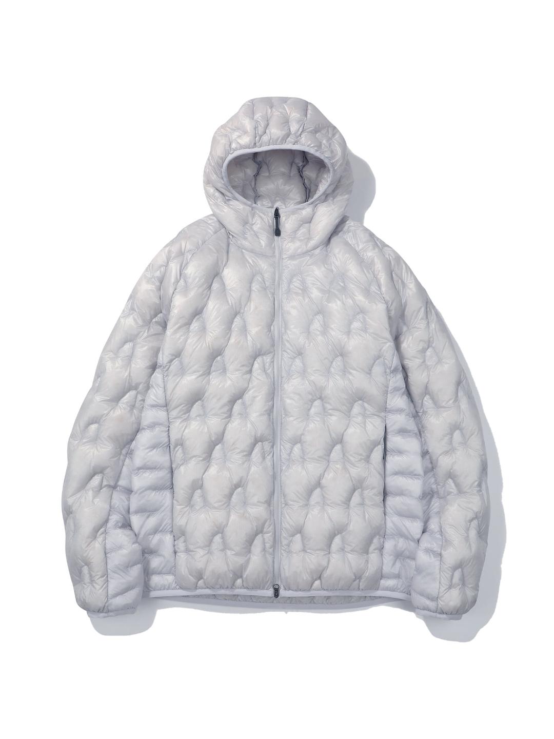 W) 하프돔(HALFDOME) 경량 구스다운 후드자켓 LIGHT GREY