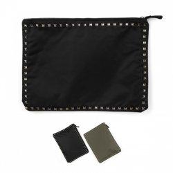 남녀 가방 스터드 찡 클러치백