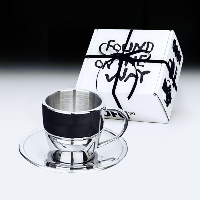 [Gift SET] 스틸머그 컵 & 소서 세트