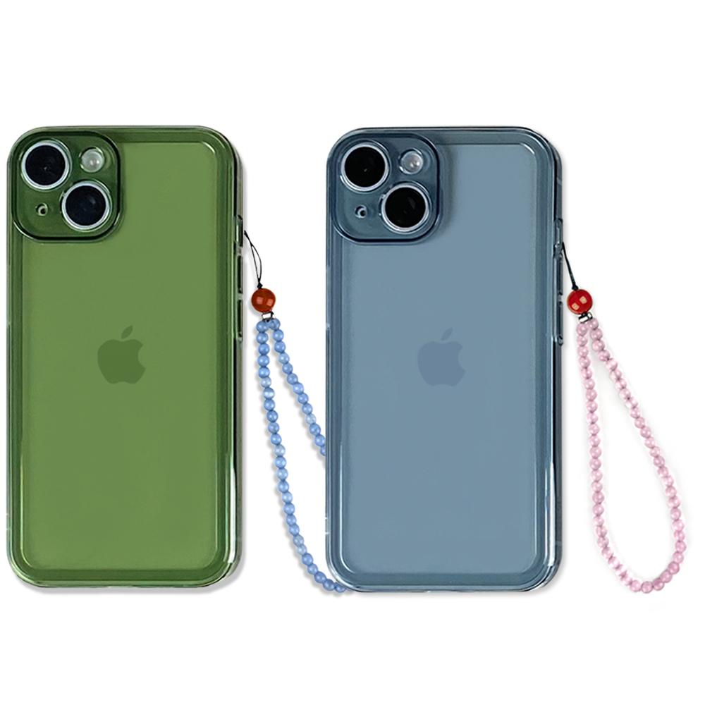 [Set] iPhone Jelly case + 젬 스트랩