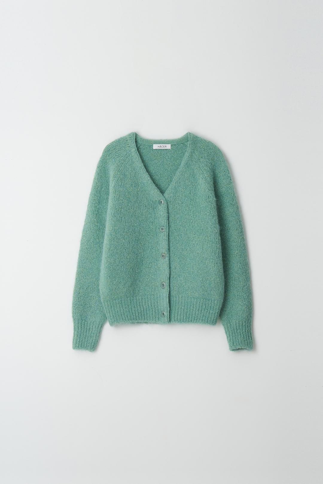 [5th] Alpaca V-neck Cardigan
