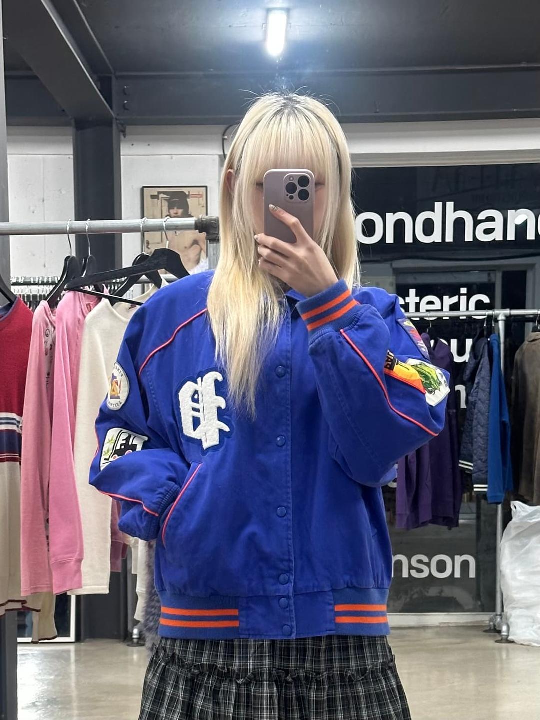 팔라스 패치 코튼 봄버 로얄 블루 | 후루츠패밀리