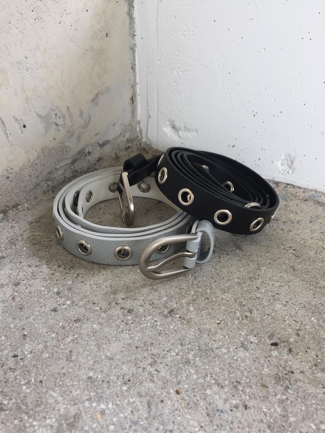 eyelet belt (2color)