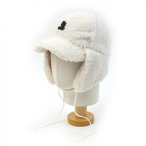 Thunder White Fleece Earflap Cap 귀달이모자