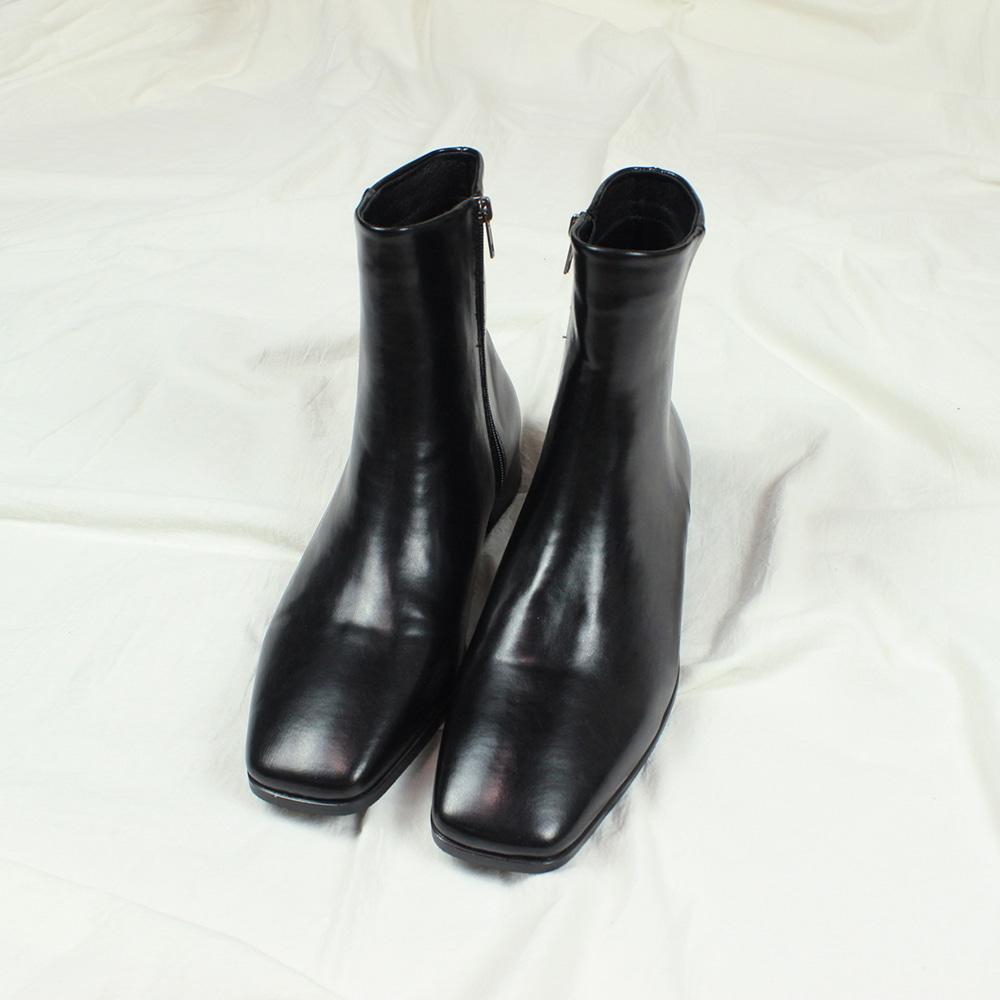 섹시 쉐입 올블랙 부츠