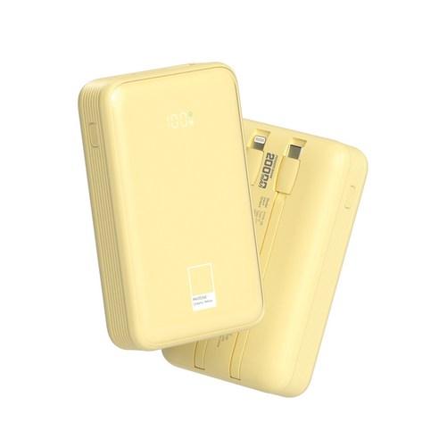 팬톤 22.5W PD 고속충전 빌트인 케이블 보조배터리 20000mAh - 보조배터리 | 쿠팡