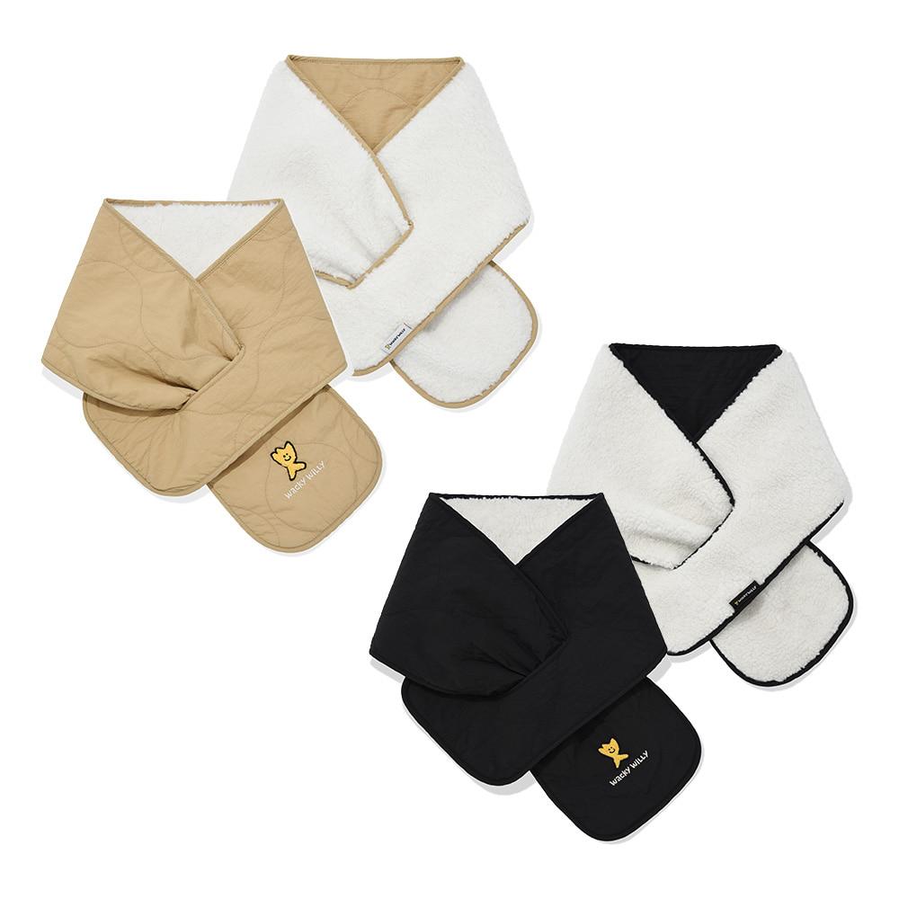 [1+1]퀼팅 리버시블 머플러_2color