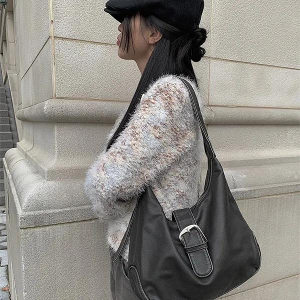 테인 빈티지 벨트 숄더백