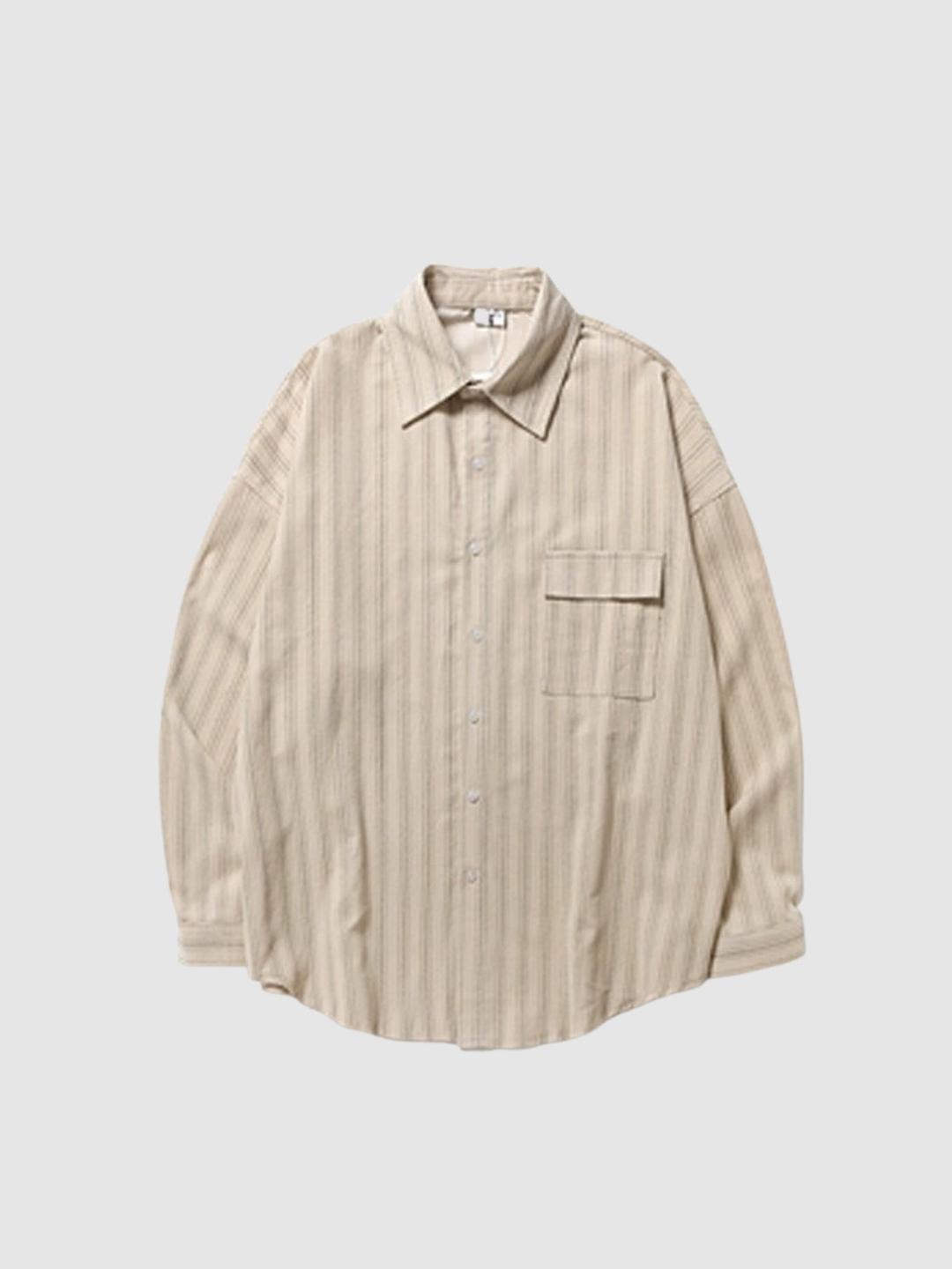 Retro Loose Stripe Shirt