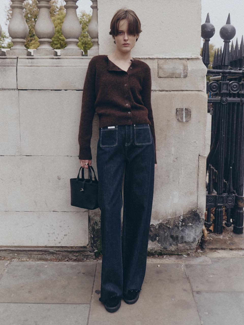 셀비 포켓 데님 팬츠_3COLORS