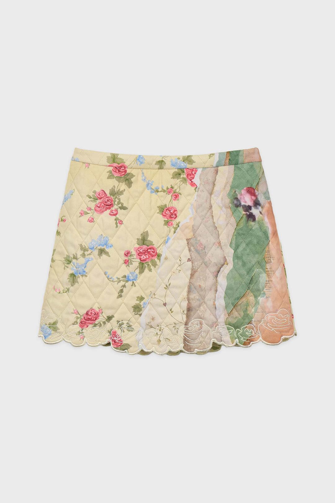 SN Vintage Rose Quilting Skirt (Graphic)