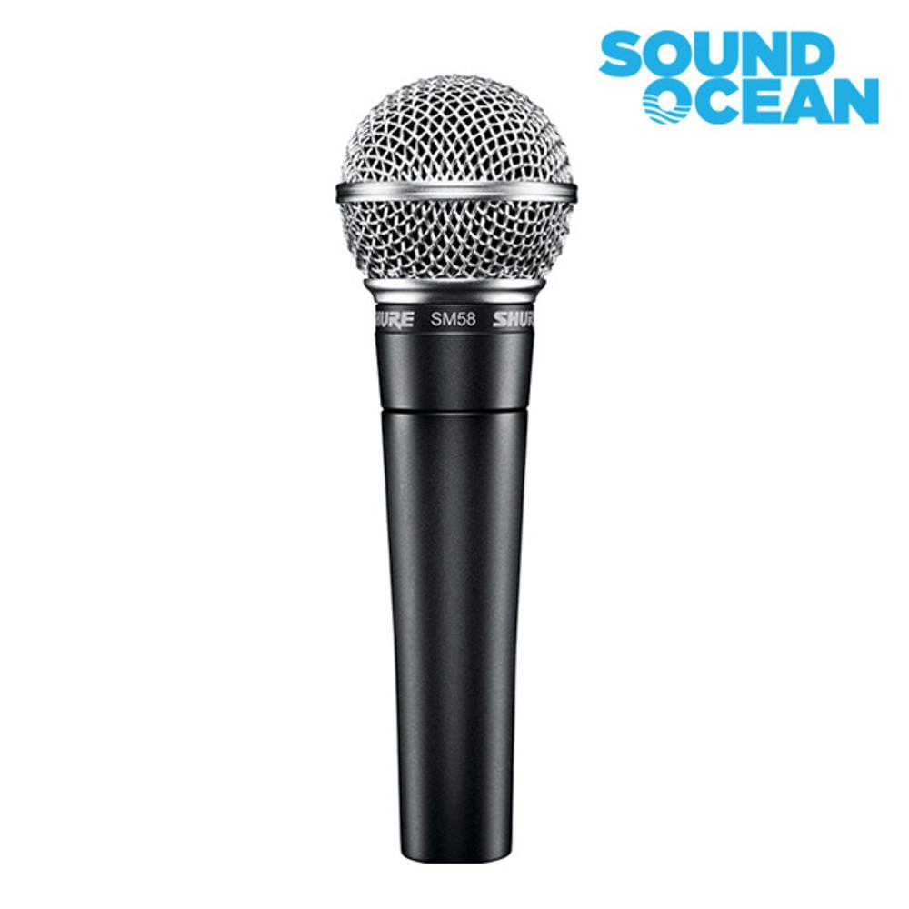 SHURE SM58 슈어 다이나믹 마이크 스위치 없음