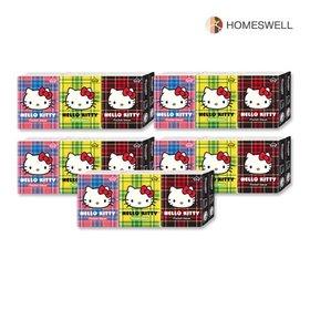 헬로키티 휴대용 포켓티슈 (3겹 10매 6개 x 5팩) 총 30개