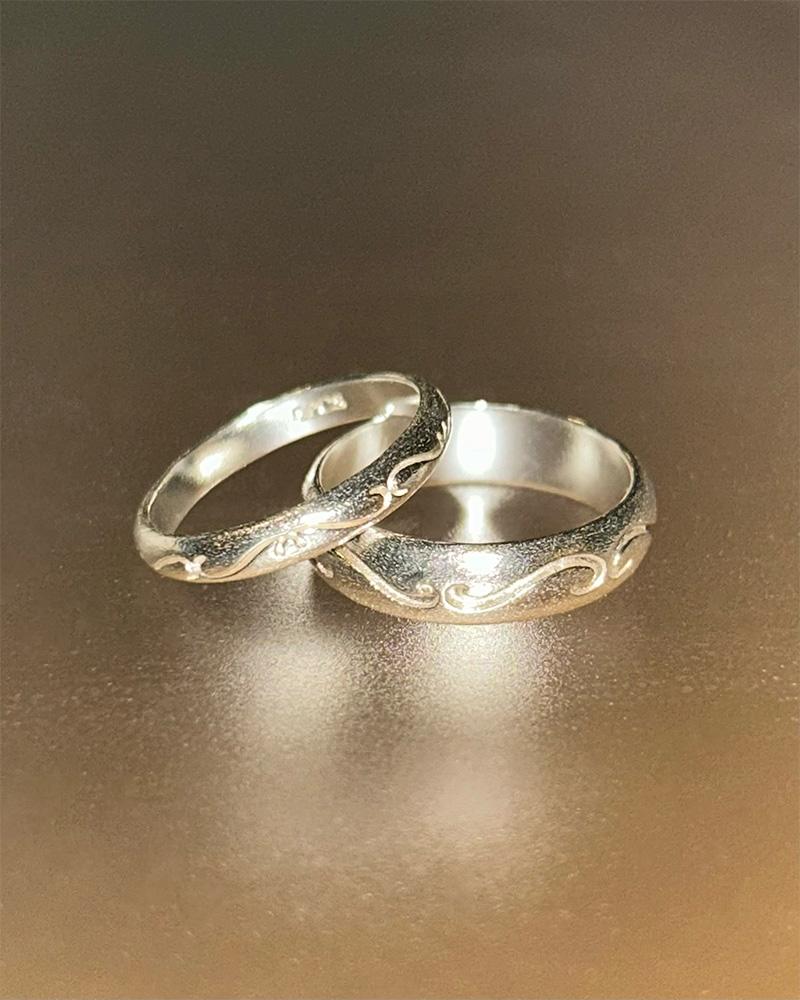 Wallpaper ring SET (slim + bold)