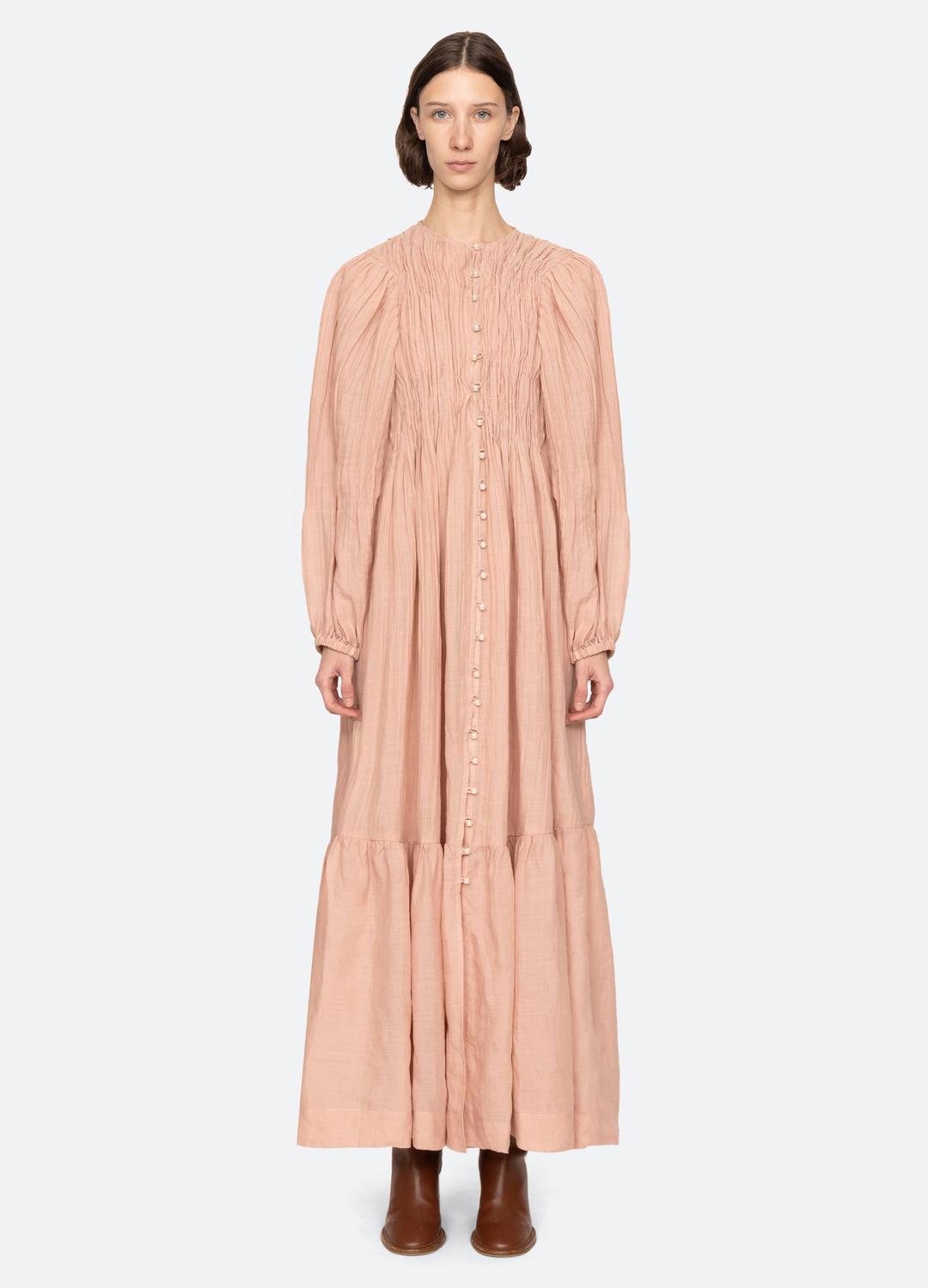 Anise L/S Dress - XL / Pink