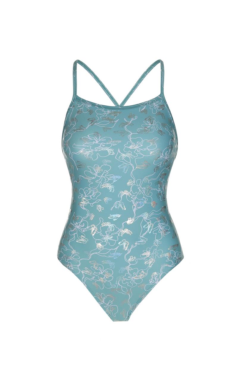 서포티브 홀로그램 버터플라이 스윔수트 라이트 민트