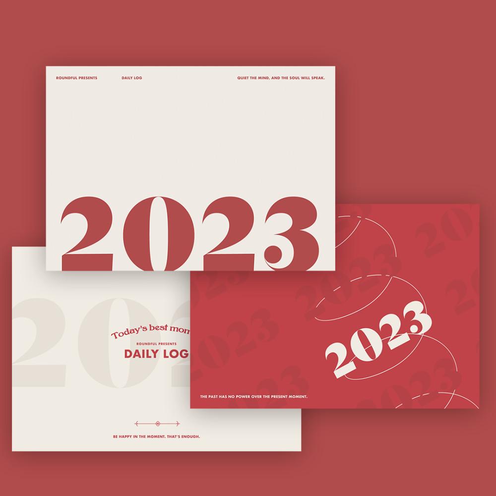 2023 굿노트 데일리로그 속지 아이패드 다이어리 디지털 플래너 PDF 모닝페이지