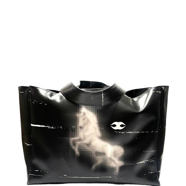 Horse big leather bag black