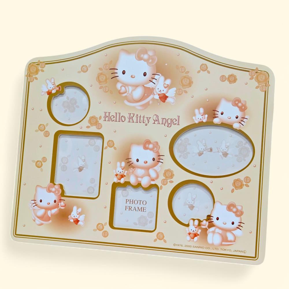 (빈티지새상품)2000년 출시 고전 헬로 키티 포토 프레임 액자 (엔젤키티)