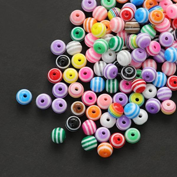 [JWS-33] 팔찌/슬라임 재료 혼합 (약8mm /약170개)