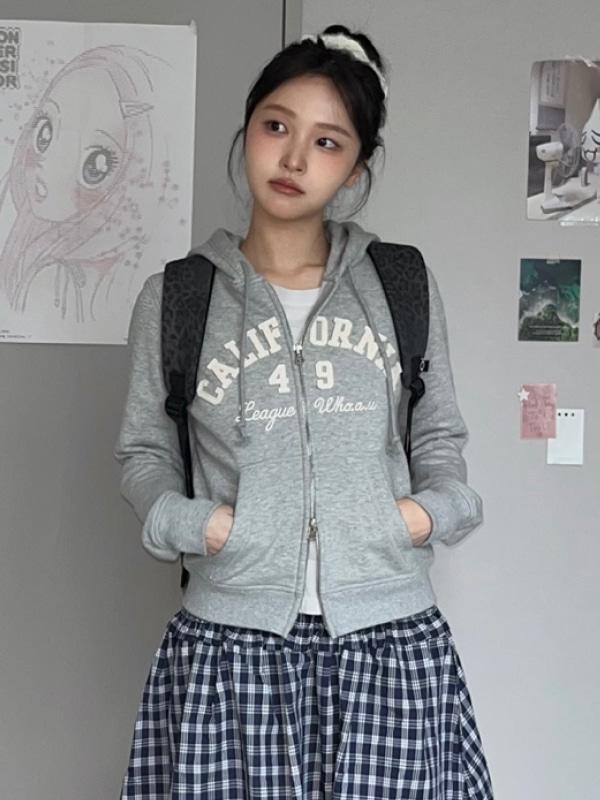 Slim-fit Signature Hood Zip-up(F)