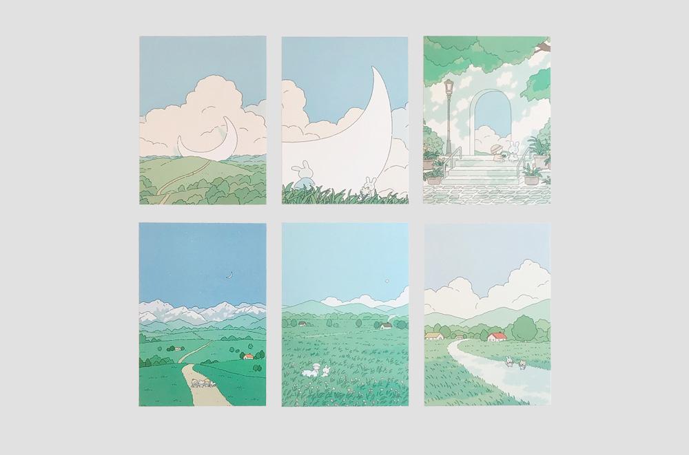 [우이] 엽서 6종 (재입고)